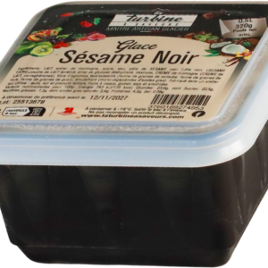 crème glacée Sésame Noir