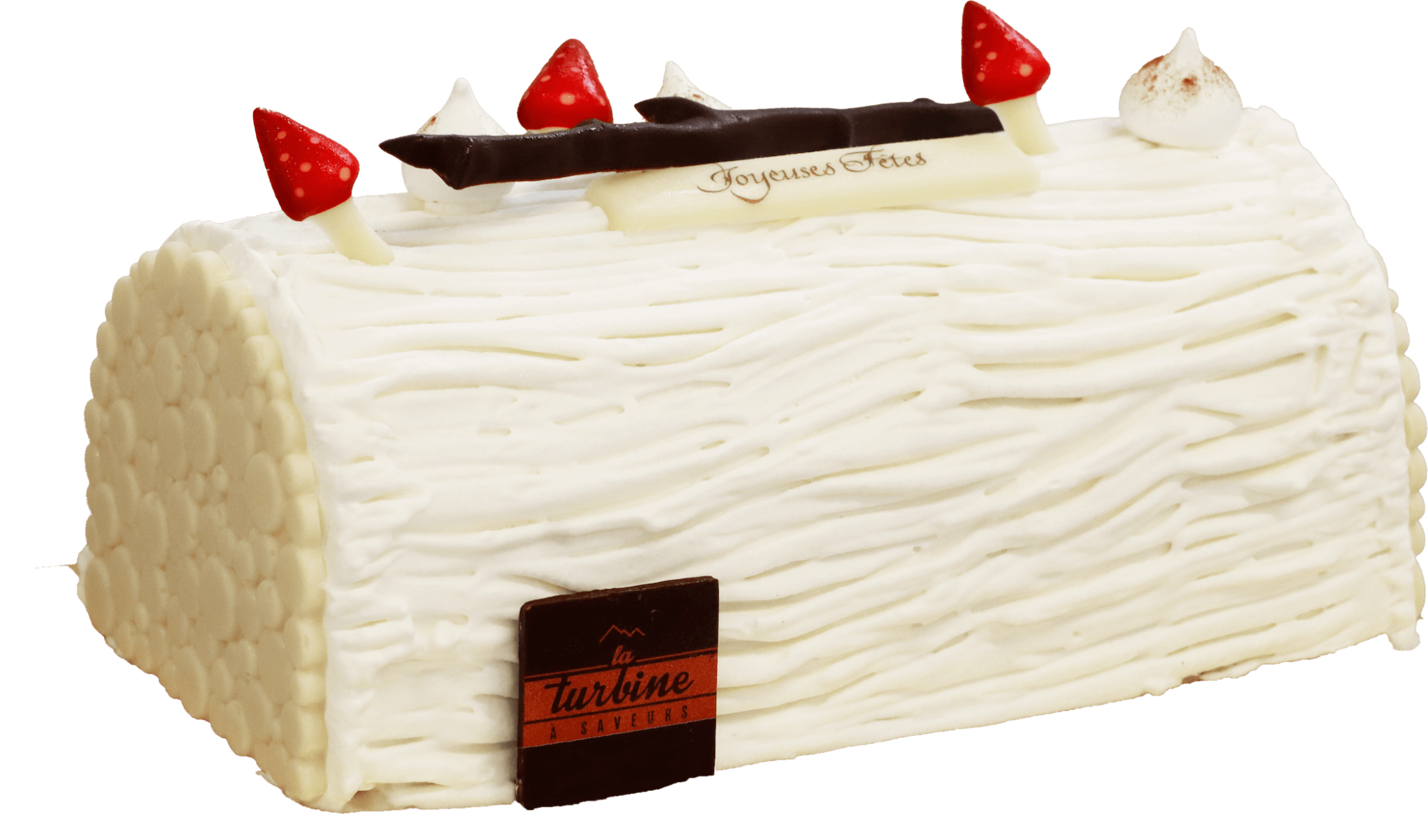 Bûche glacée Cîme Enneigée Vanille & Fraise — free download